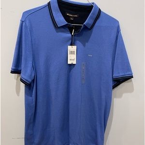 Michael Kors polo shirt. NWT. Purple and black